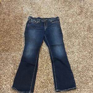 Silver Suki Slim Boot size 18 length is 33”
